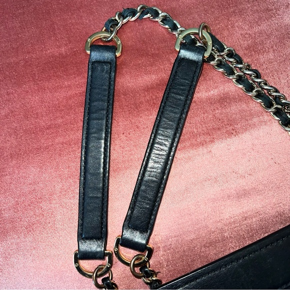 Tory Burch Black Quilted Leather Marion Flap Chain Shoulder Bag $475+ - Picture 9 of 16